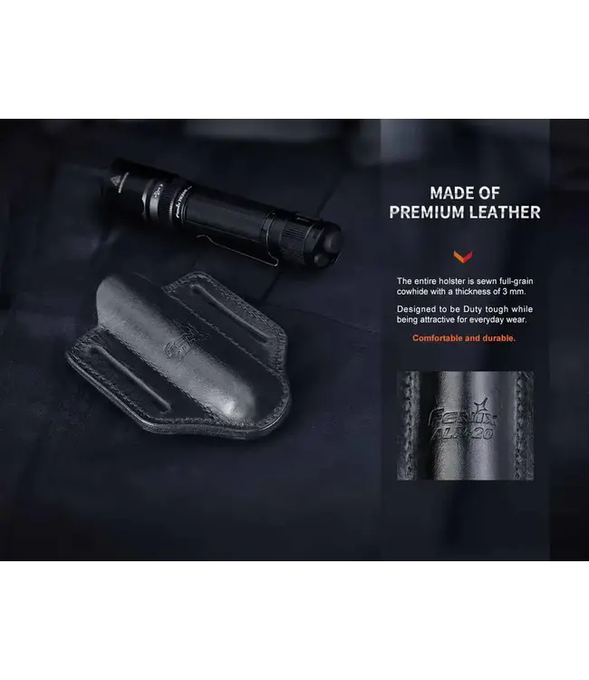Fenix ALP-20 Leather Flashlight Holster