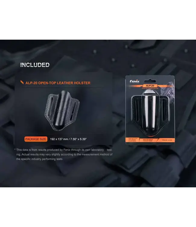 Fenix ALP-20 Leather Flashlight Holster