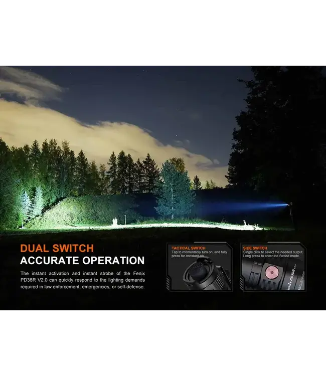 Fenix Fenix PD36R V2.0 Rechargeable Flashlight