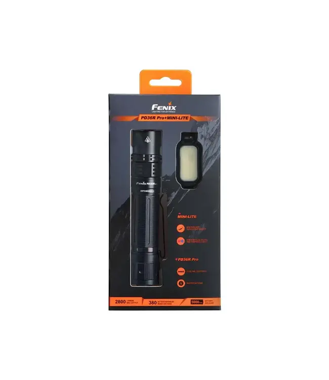 Fenix PD36R PRO Rechargeable Flashlight Gift Pack