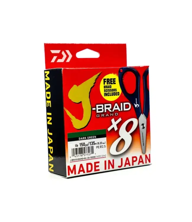 Daiwa J-Braid X8 Grand Braided Line