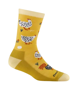 DARN TOUGH Darn Tough Women's Mother Clucker Crew Lightweight Lifestyle Sock