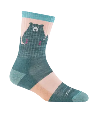 DARN TOUGH Darn Tough Women's Bear Town Micro Crew Lightweight Hiking Sock
