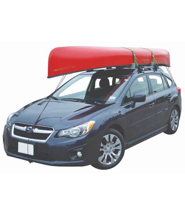 Malone Standard Canoe Carrier with Tie-Downs - Foam Block Style - 6" Long