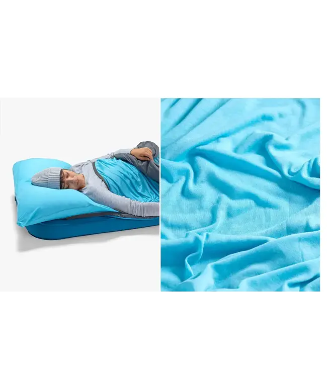 Sea To Summit Breeze Sleeping Bag Liner - Rectangular with a Pillow Sleeve
