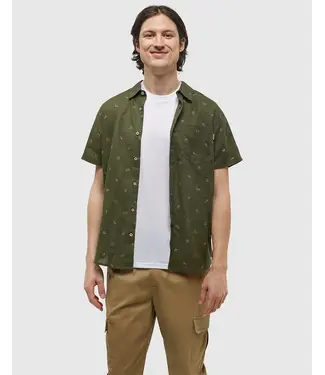 TENTREE Tentree Mancos Regular Fit Collared Short Sleeve Shirt