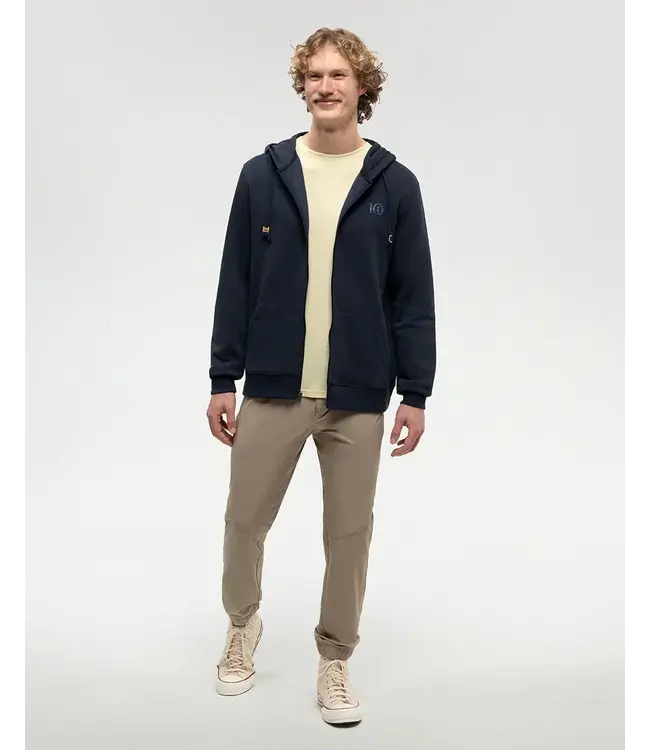 Tentree Men's Woodblock Ten Zip Hoodie