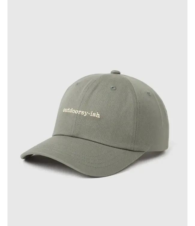 Tentree Slogan Peak Low Profile Embroidered Baseball Cap