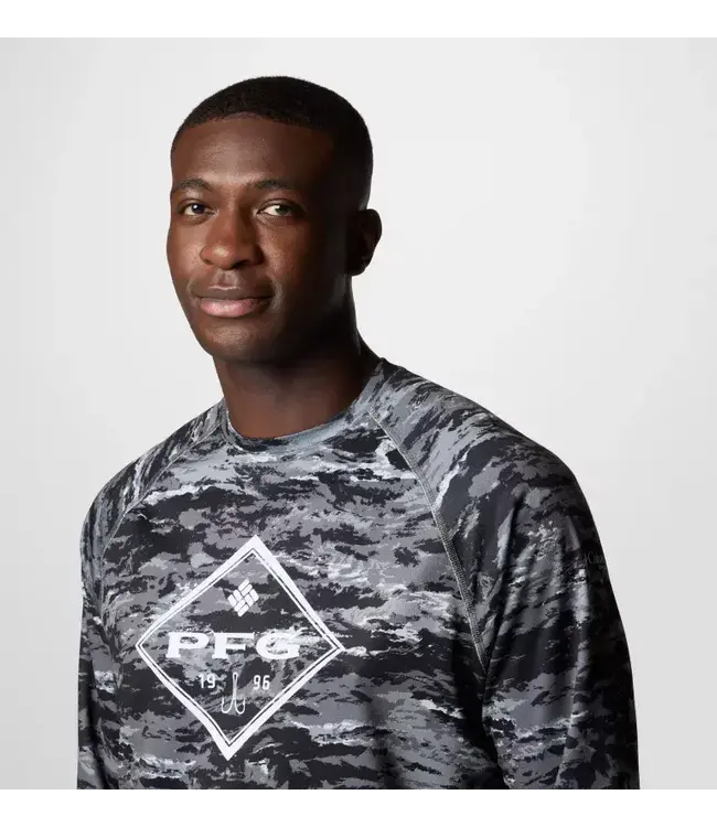 Columbia Men’s Men's PFG Super Solar Stream Graphic Long Sleeve Shirt