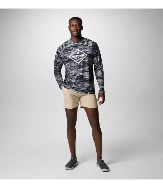 Columbia Men’s Men's PFG Super Solar Stream Graphic Long Sleeve Shirt