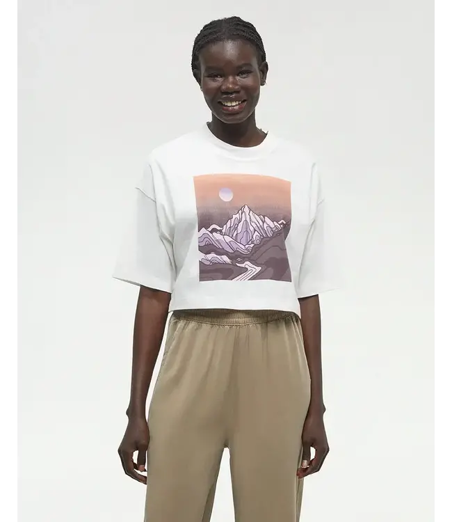 Tentree Women's Emerald Edge Oversized Crop T-Shirt