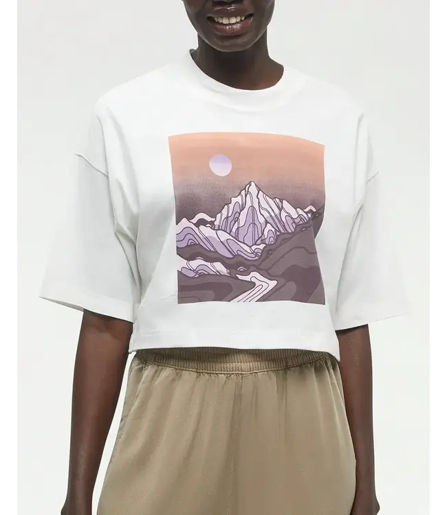 Tentree Women's Emerald Edge Oversized Crop T-Shirt