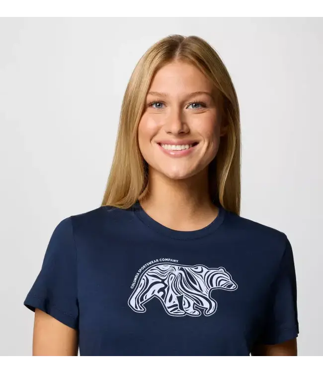 Columbia Women's Ruby Springs Graphic Fitted Technical T-Shirt