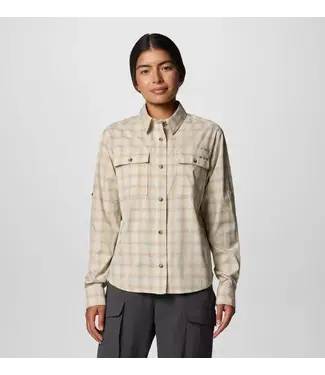 COLUMBIA SPORTSWEAR Columbia Women's PFG Wild Cast Performance Yarn Dye Long Sleeve Shirt
