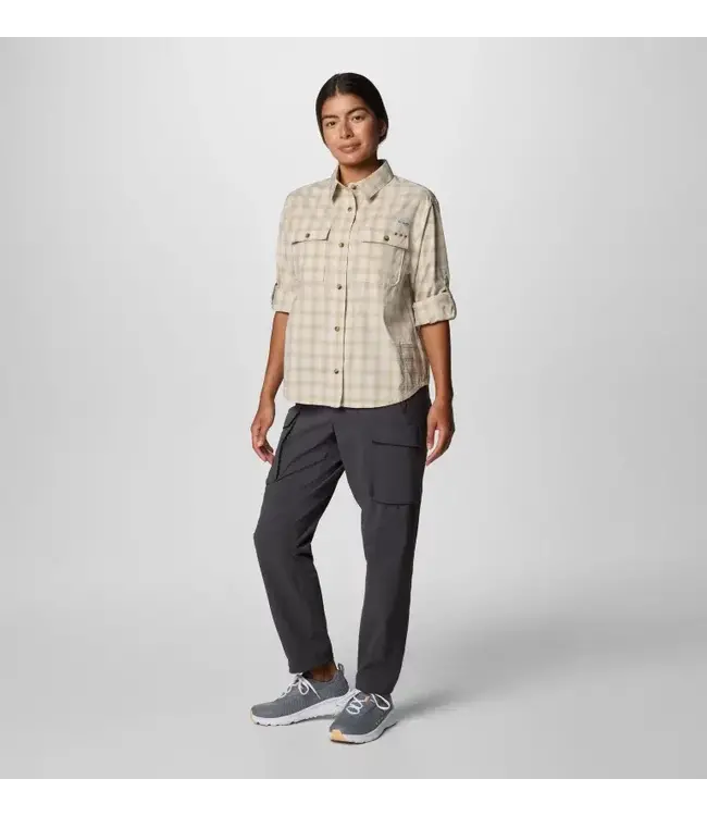 Columbia Women's PFG Wild Cast Performance Yarn Dye Long Sleeve Shirt