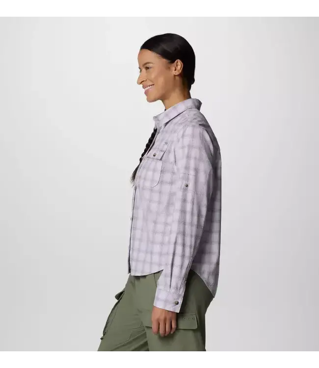 Columbia Women's PFG Wild Cast Performance Yarn Dye Long Sleeve Shirt