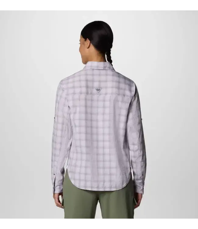 Columbia Women's PFG Wild Cast Performance Yarn Dye Long Sleeve Shirt