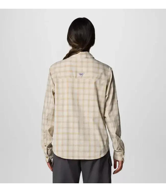 Columbia Women's PFG Wild Cast Performance Yarn Dye Long Sleeve Shirt