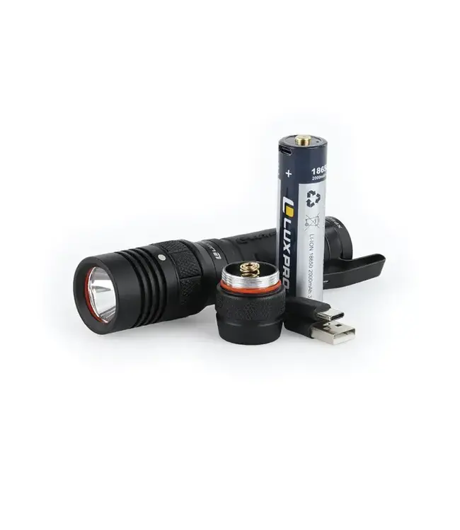 Lux Pro Tactical Flashlight - 1000 Lumen LED