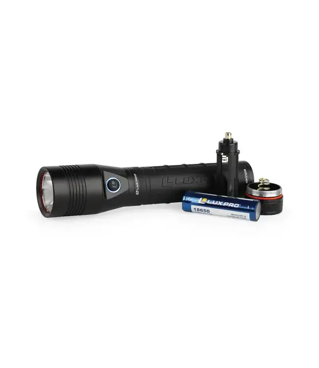 Lux Pro Rechargeable Pro LED Flashlight w/ Power Bank
