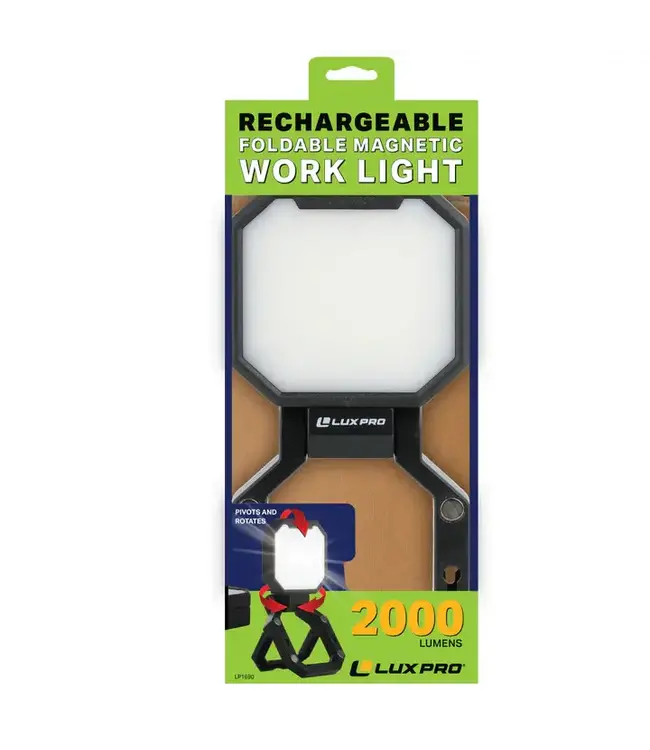 Lux Pro Rechargeable Foldable Magnetic Work Light
