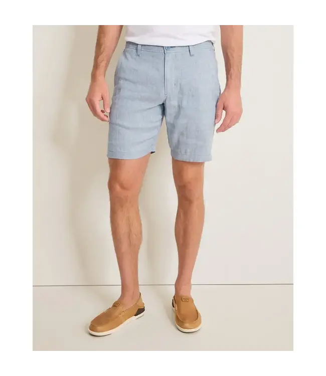Tommy Bahama Beach Coast Stretch-Linen 9-Inch Shorts