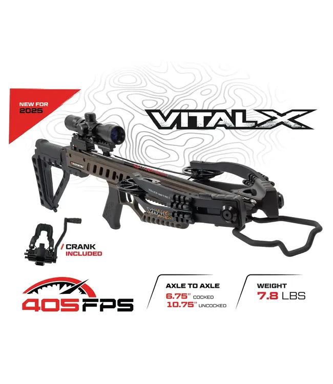 Killer Instinct VITAL-X Crossbow With DSC Crank