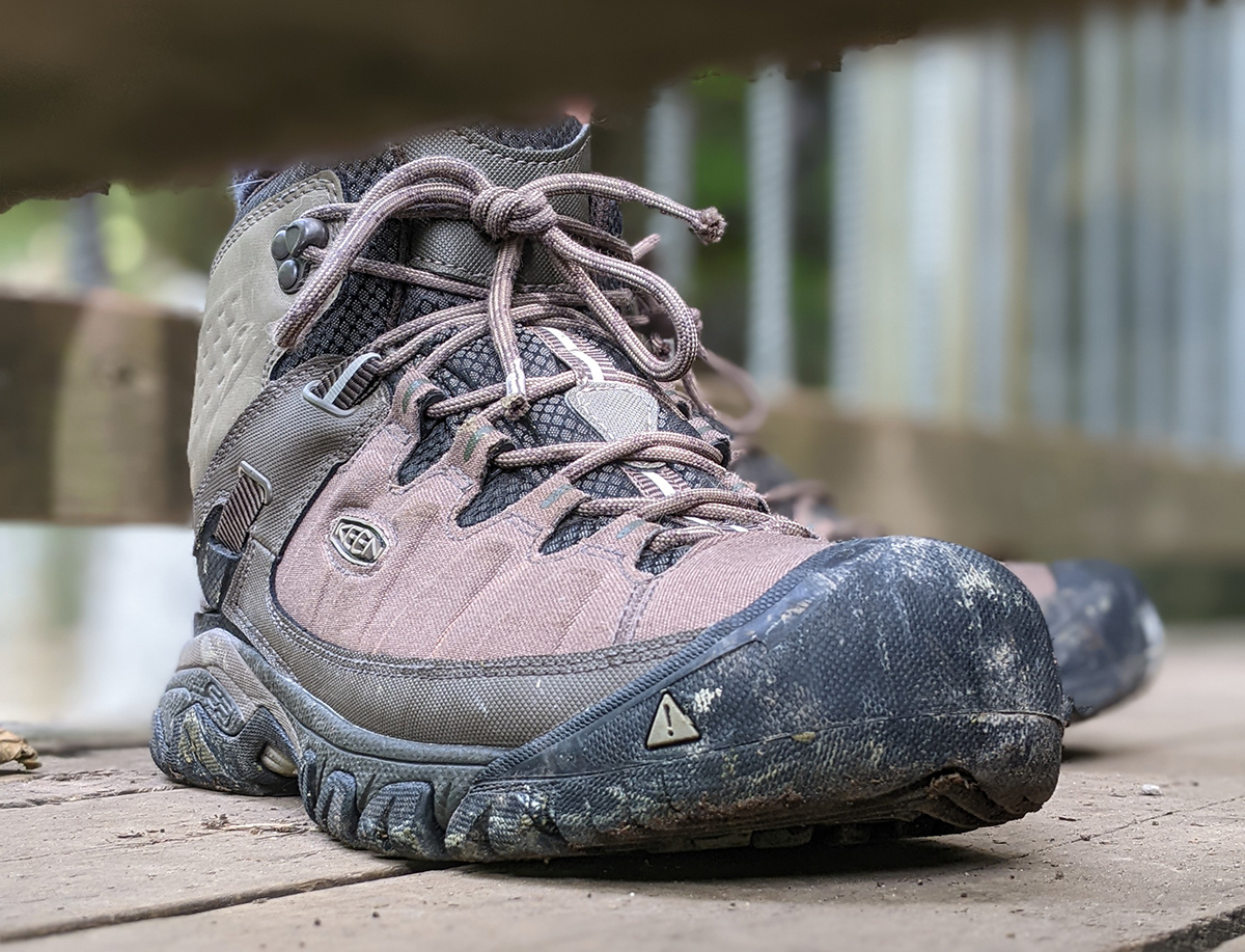 Clean your hiking boots