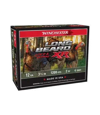 WINCHESTER Winchester Long Beard XR Ammo - 12 GA, 3.5",  1200 FPS, 2 oz