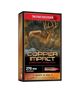 WINCHESTER Winchester Copper Impact Ammo - 270 Win, 130 Grain