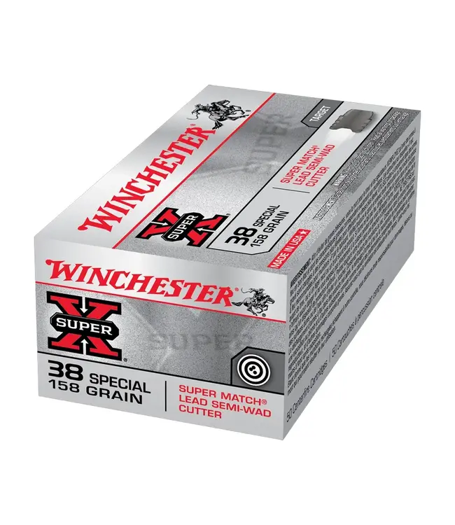 Winchester Super-X Ammo - 38 Special, 158 Grain