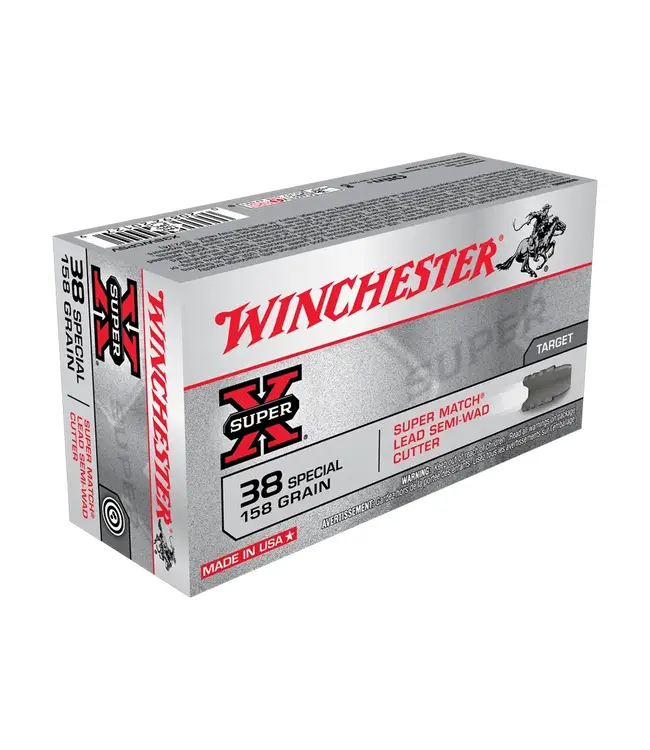 Winchester Super-X Ammo - 38 Special, 158 Grain