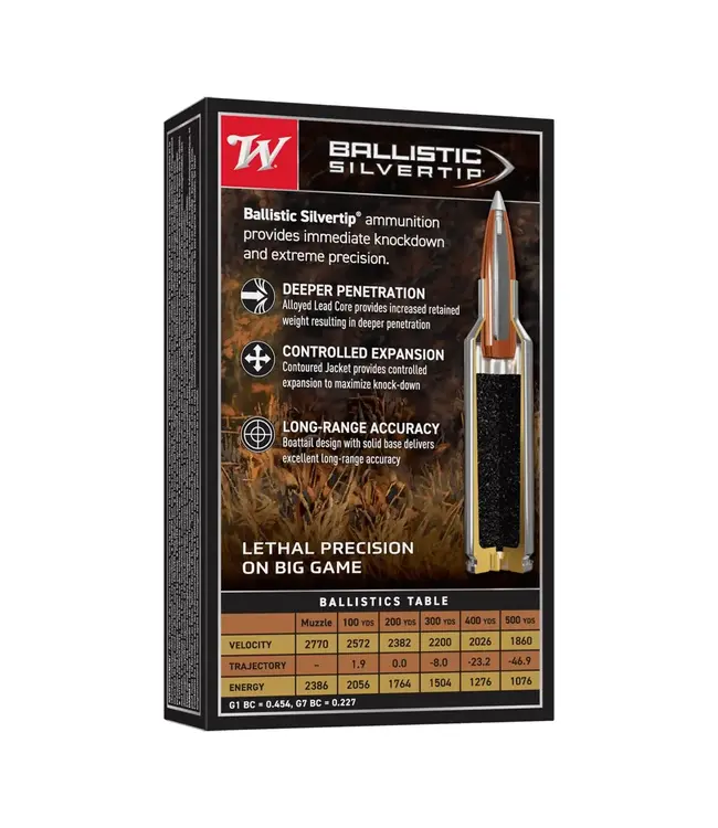 Winchester Ballistic Silvertip - 7mm-08 Remington, 140 Grain