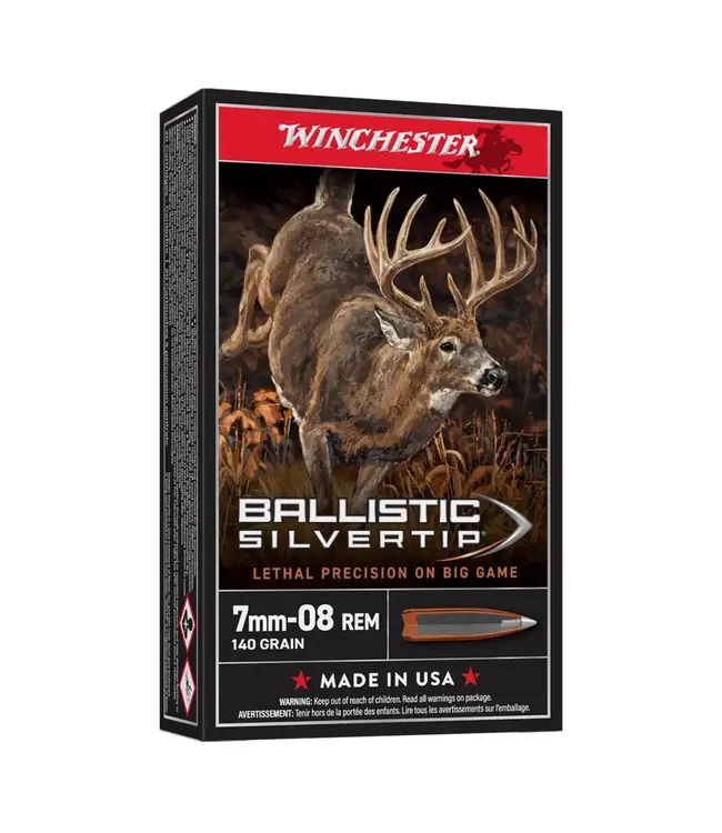 Winchester Ballistic Silvertip - 7mm-08 Remington, 140 Grain