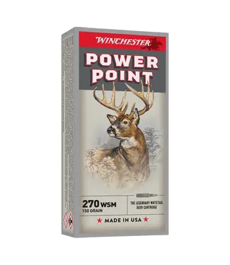 WINCHESTER Winchester Power Point Ammo - 270 WSM, 150 Grains