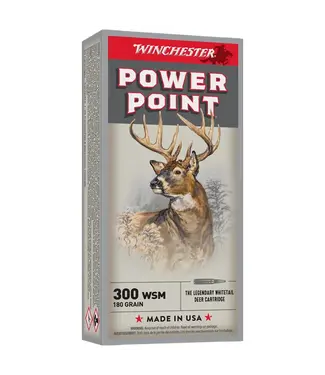 WINCHESTER Winchester Power Point Ammo - 300 WSM, 180 Grain