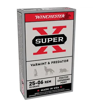 WINCHESTER Winchester Super X Ammo - 25-06 Remington, 90 Grain