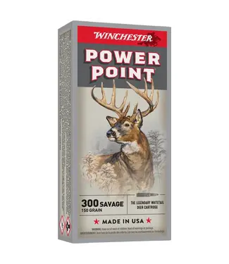 WINCHESTER Winchester Power Point Ammo - 300 Savage, 150 Grain