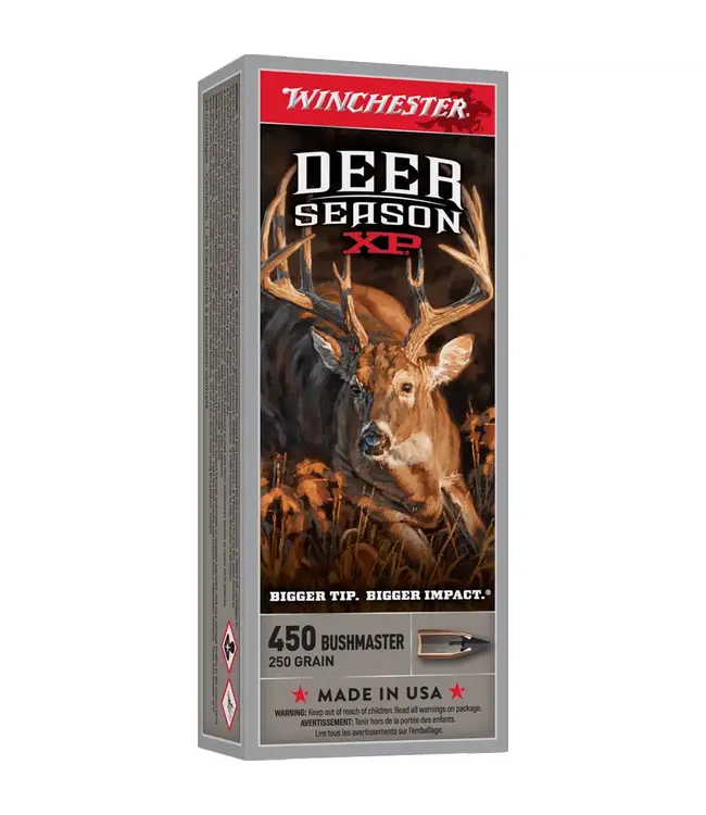 Winchester Deer Season XP Ammo - 450 Bushmaster, 250 Grain