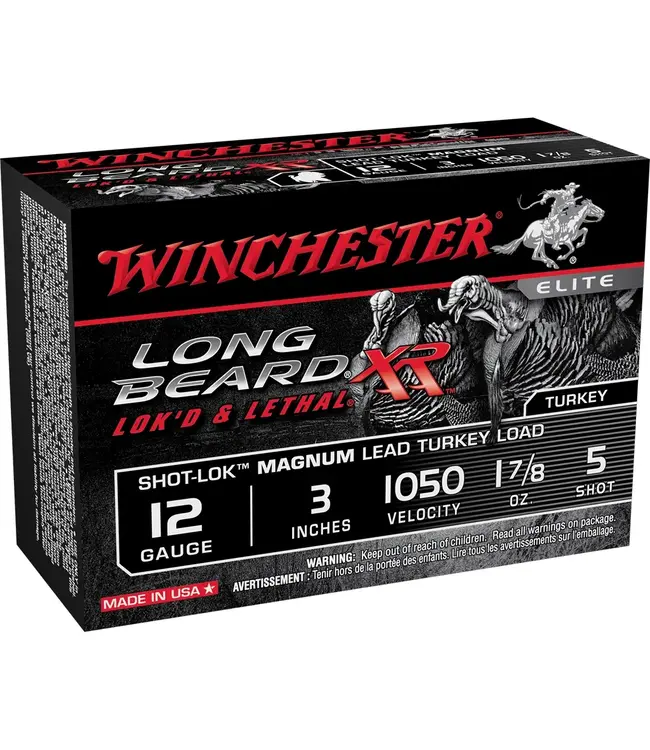 Winchester Long Beard XR - 12 Gauge, 3", 1050 FPS, 1 7/8 oz, 5 shot