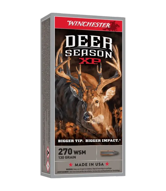 Winchester Deer Season XP Ammo - 270 WSM, 130 Grain