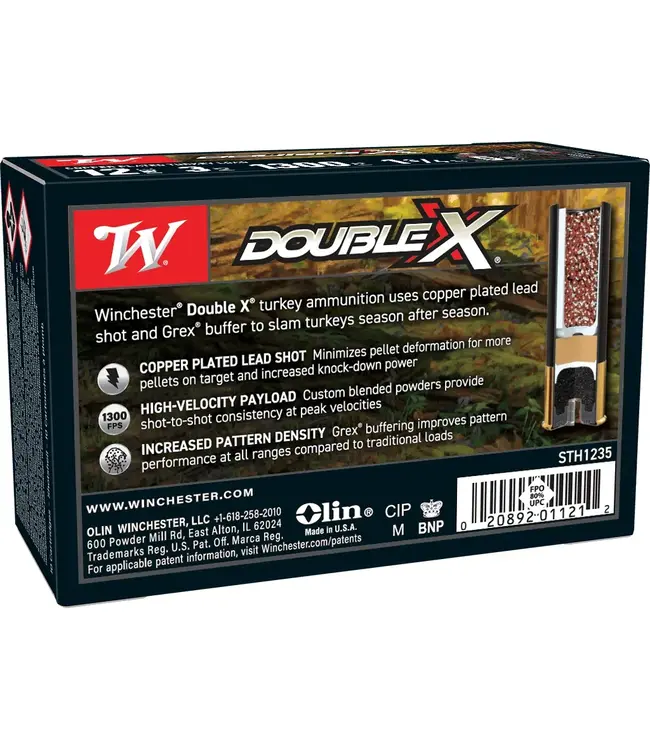 Winchester Double X Ammo - 12 Gauge, 3", 1300 FPS, 1 3/4 oz, 5 Shot