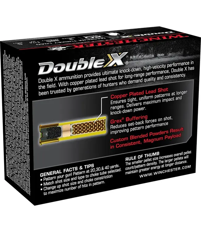 Winchester Double X Ammo - 20 Gauge, 3", 1185FPS, 1 1/4 oz, 5 Shot