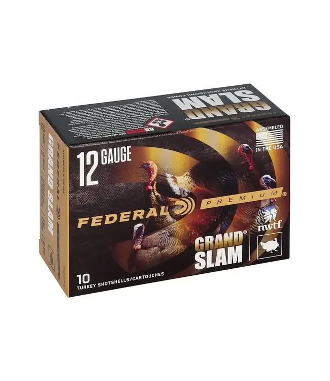Federal Grand Slam Ammo - 12 Gauge, 5 Shot, 3 in, 1 3/4 oz, 1200 fps