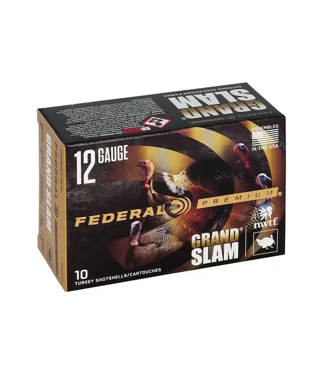 Federal Grand Slam Ammo - 12 Gauge, 6 Shot, 3 in, 1 3/4 oz, 1200 fps