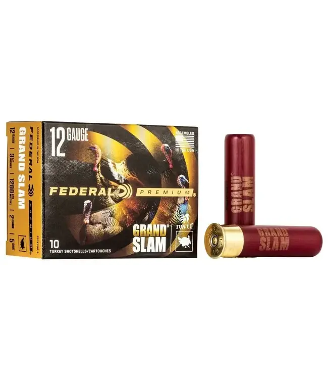 Federal Grand Slam Ammo - 12 Gauge, 5 Shot, 3 1/2 in, 2 oz, 1200 fps