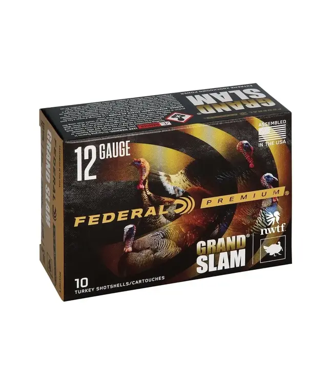 Federal Grand Slam Ammo - 12 Gauge, 5 Shot, 3 1/2 in, 2 oz, 1200 fps