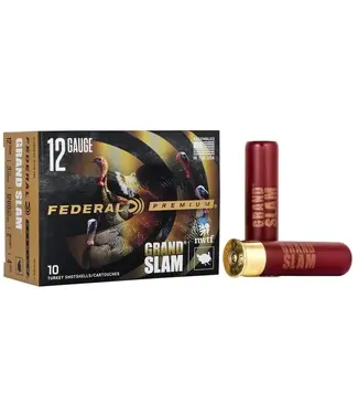 FEDERAL AMMO Federal Grand Slam Ammo - 12 Gauge, 4 Shot, 3 1/2 in, 2 oz, 1200 fps