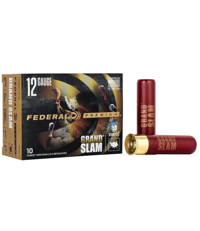 Federal Grand Slam Ammo - 12 Gauge, 4 Shot, 3 1/2 in, 2 oz, 1200 fps