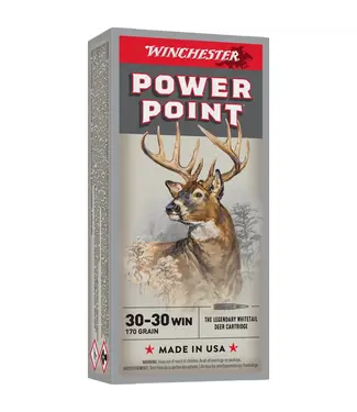 WINCHESTER Winchester Power Point Ammo - 30-30 Win, 170 Grain
